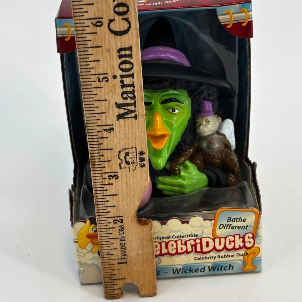 CelebriDucks Wizard of Oz Wicked Witch Rubber Duck NIB Collectible Limited Ed